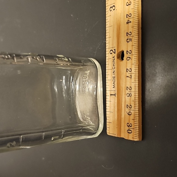 Vintage Clear 3xvi Blue Ribbon Apothecary Medicine Bottle - Picture 5 of 6